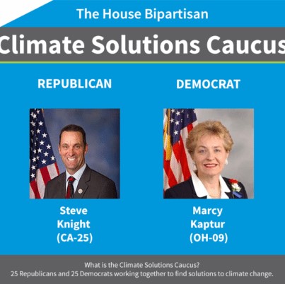 25 Republicans And 25 Democrats Now Belong To The Climate Solutions Caucus